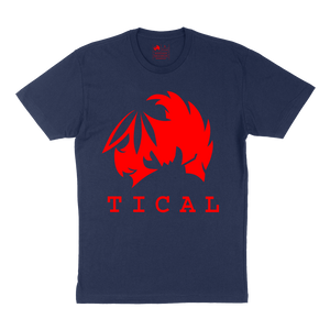 Mblem T Shirt Navy and Red