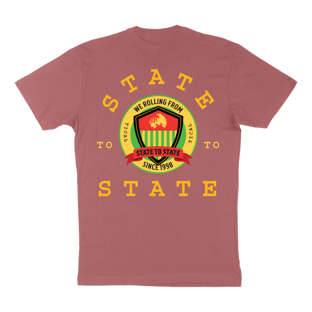State to State T Shirt Mauve