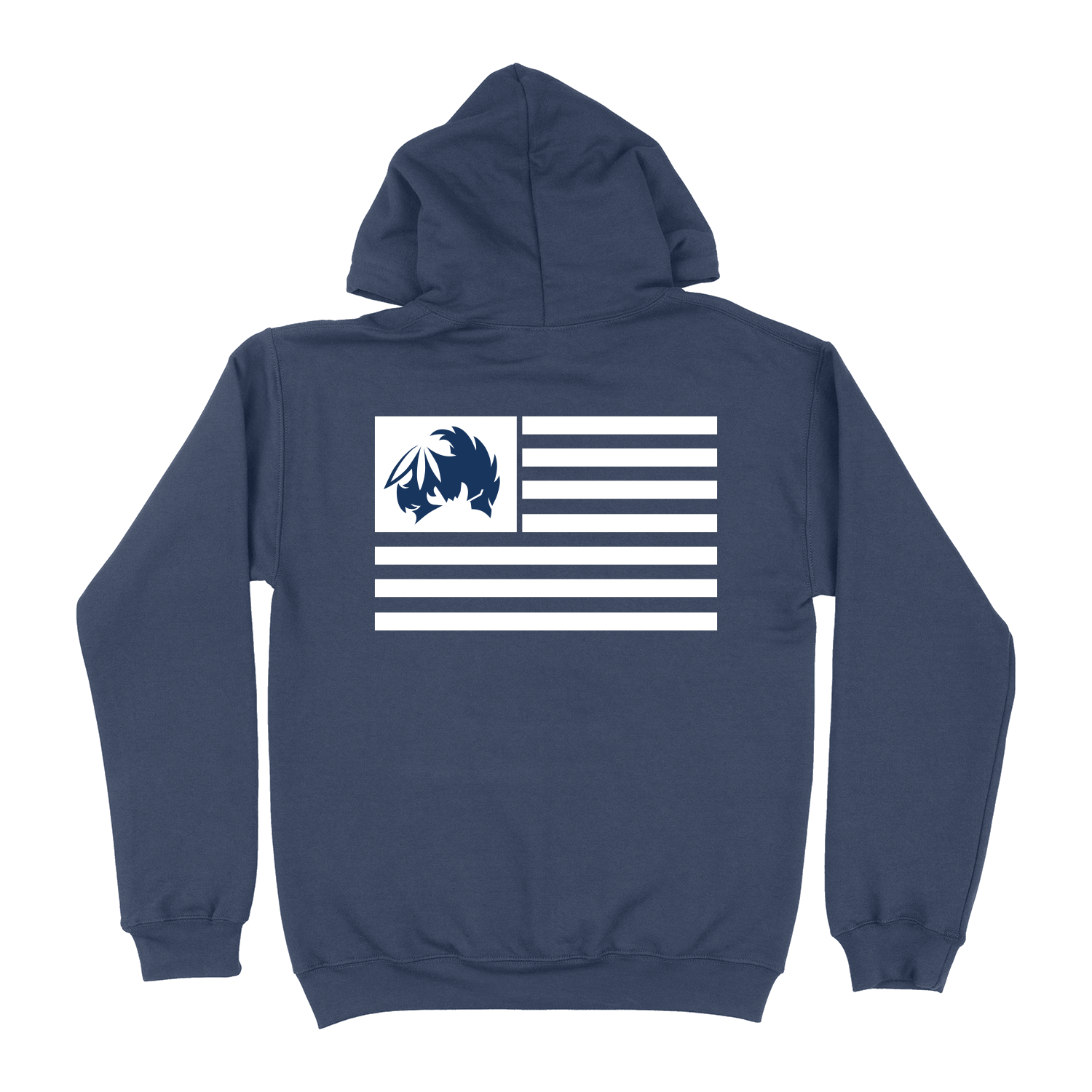 TICAL New York Pullover Hoodie Navy and White