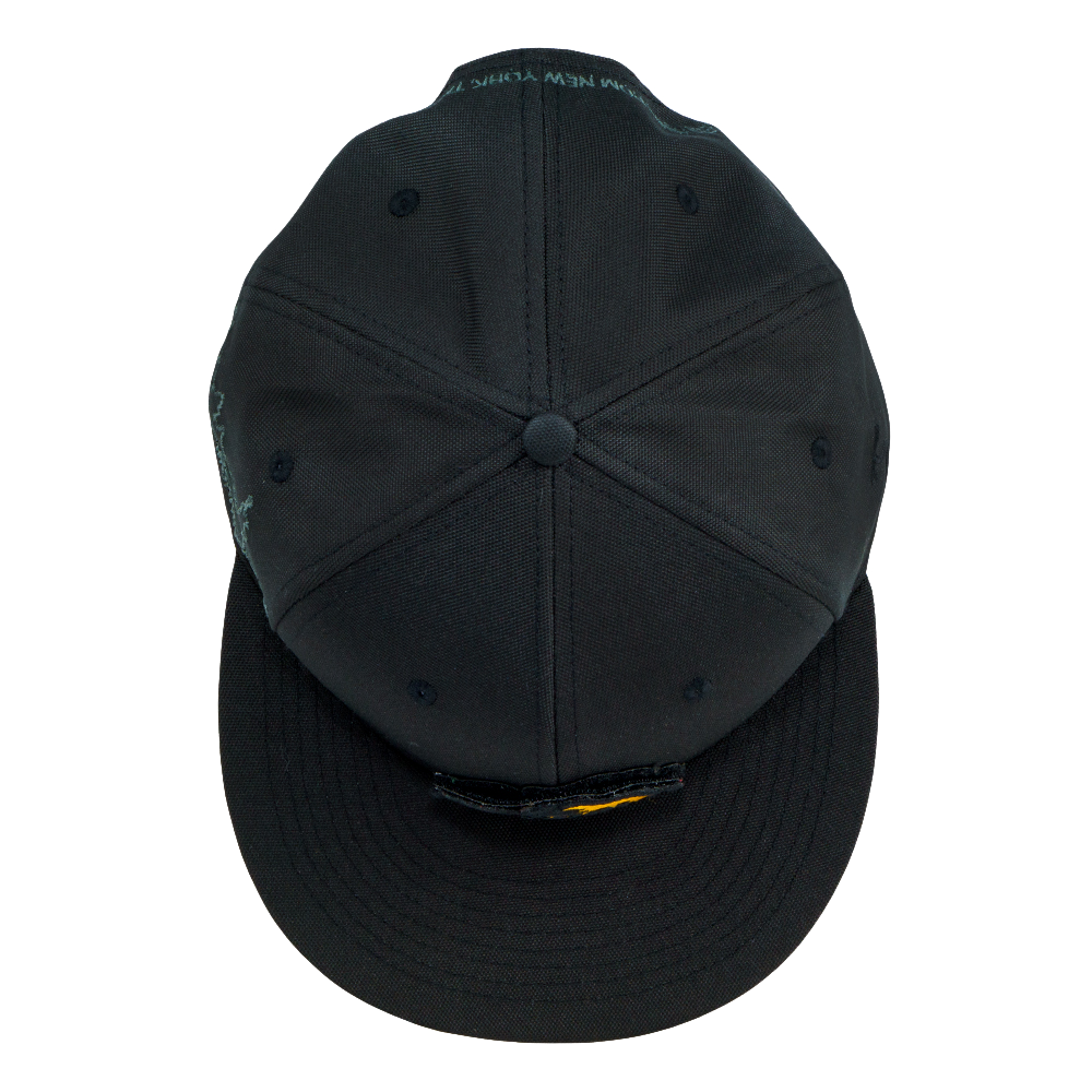 TICAL Removable Patch Snapback Hat Black
