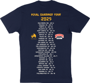 TICAL x Backwoods Tour Bus Limited Edition T Shirt Navy