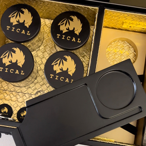 TICAL Black Honeycomb Storage Lock Box