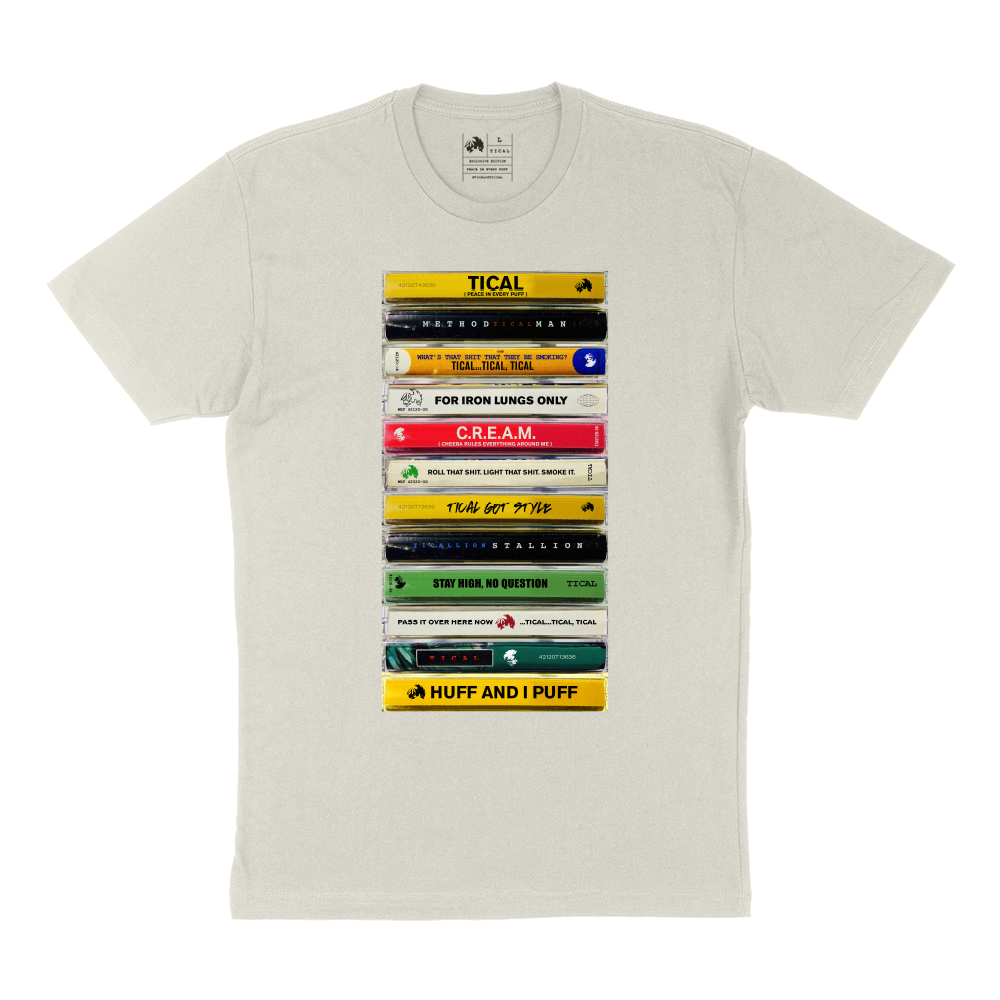 TICAL Cassette Collection T Shirt CREAM