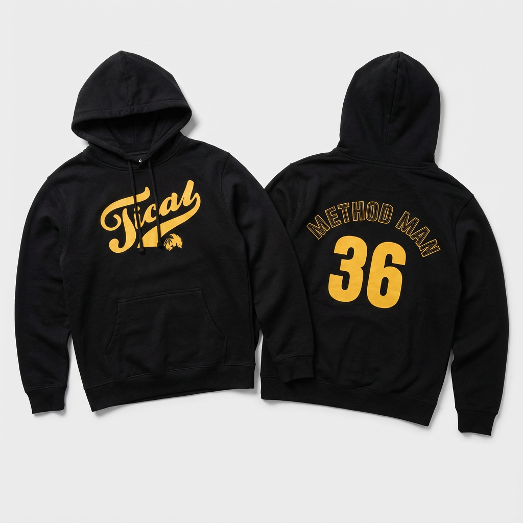 TICAL Team Hoodie Black & Yellow ~ NEW!