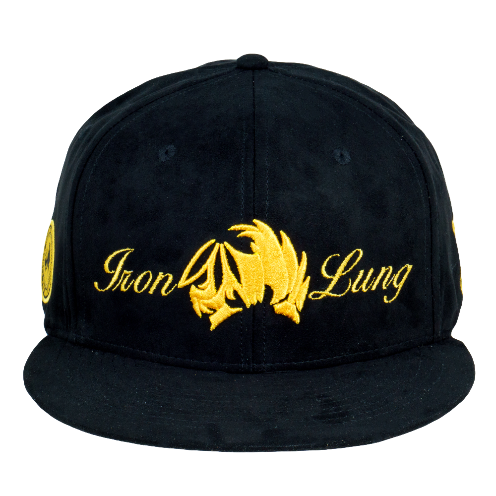 Iron Lung Snapback Hat Black and Yellow