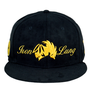 Iron Lung Snapback Hat Black and Yellow