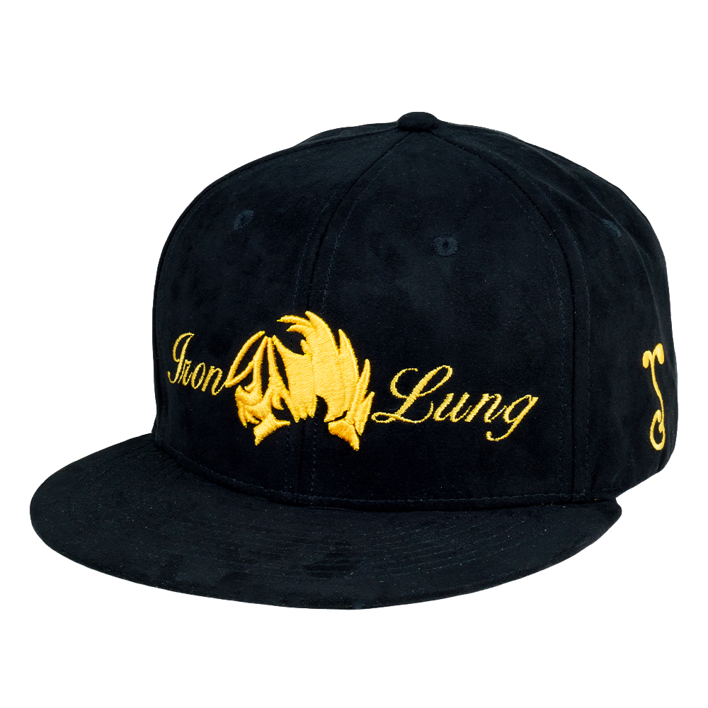 Iron Lung Snapback Hat Black and Yellow