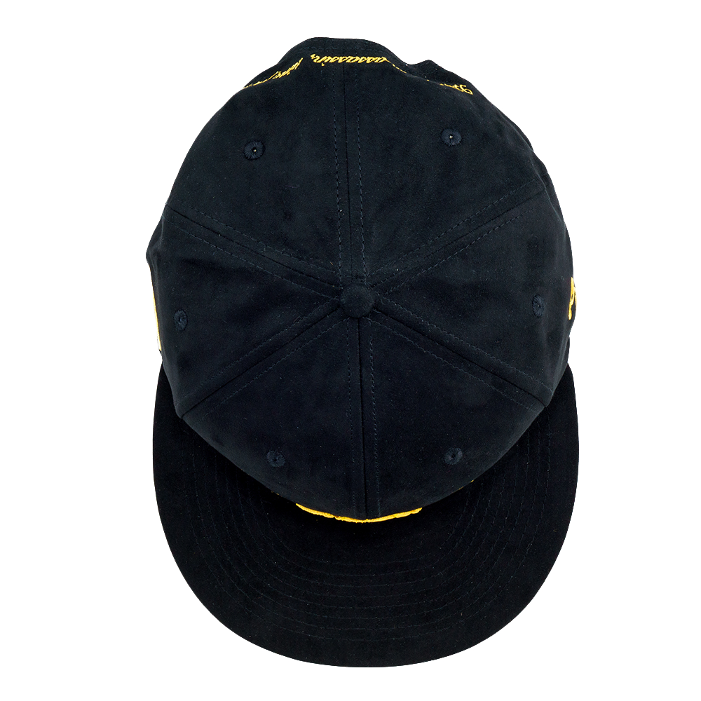 Iron Lung Snapback Hat Black and Yellow