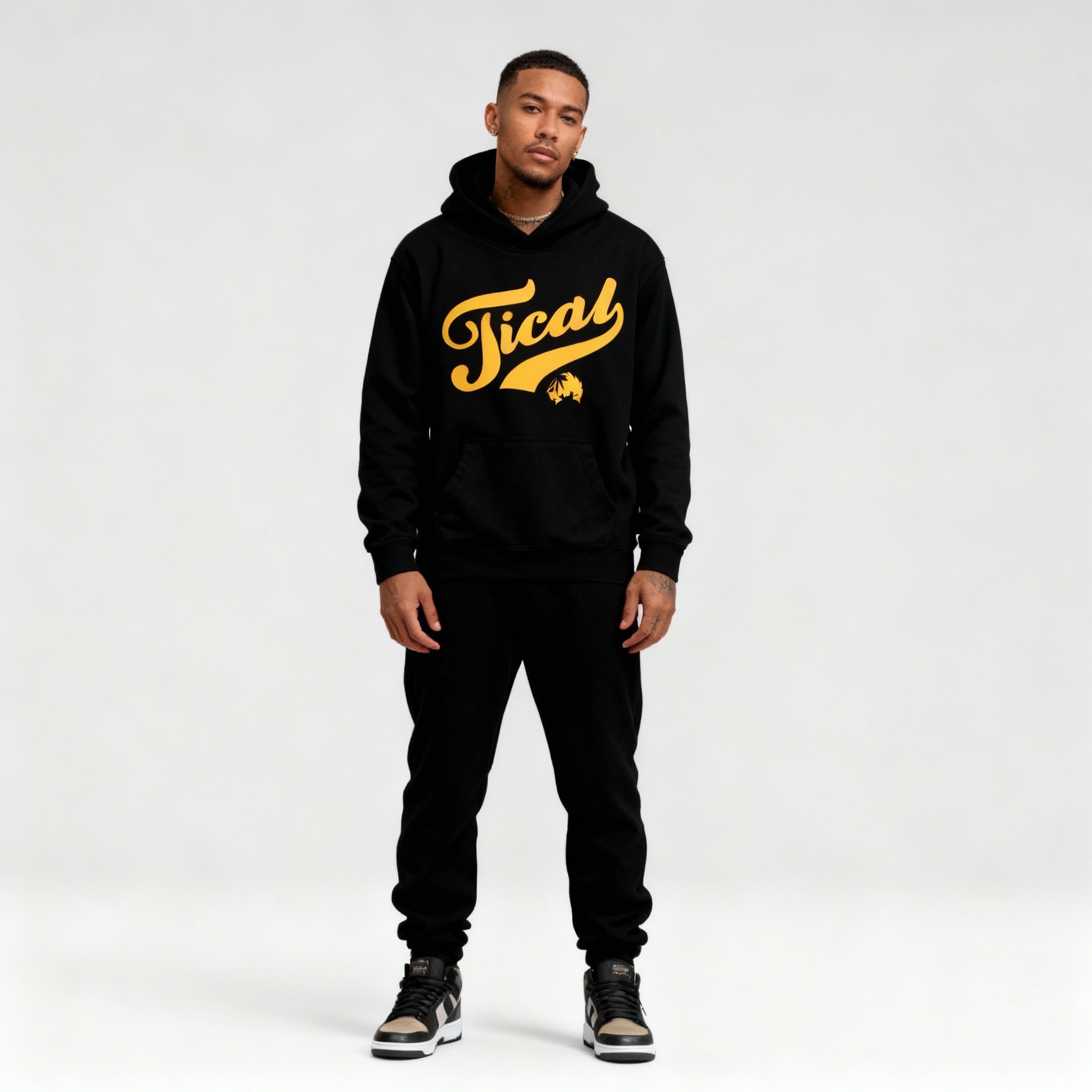 TICAL Team Hoodie Black & Yellow ~ NEW!