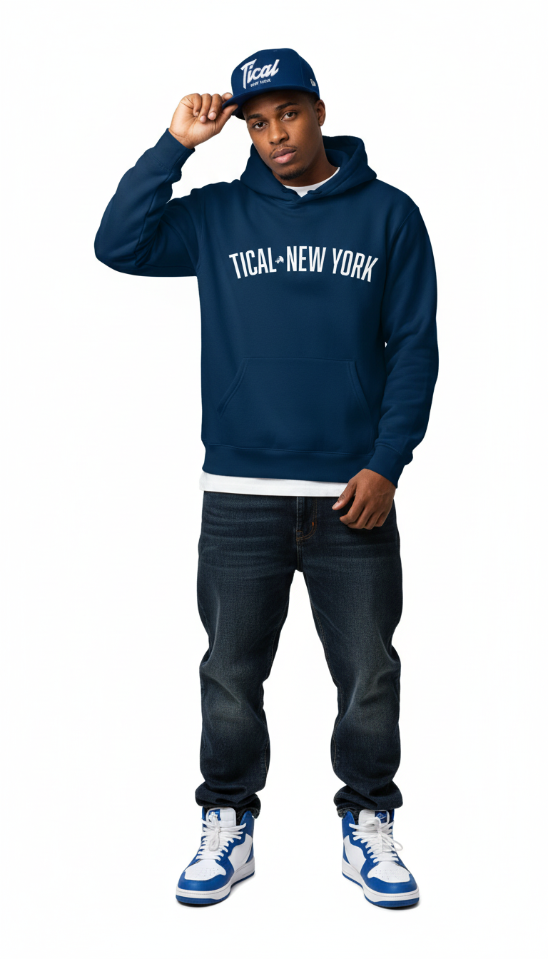TICAL Team Hoodie New York Navy  ~ NEW!