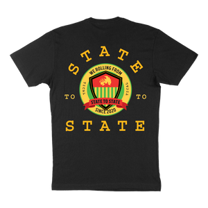 State to State T Shirt Black
