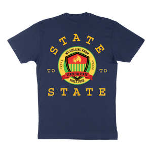 State to State T Shirt Navy