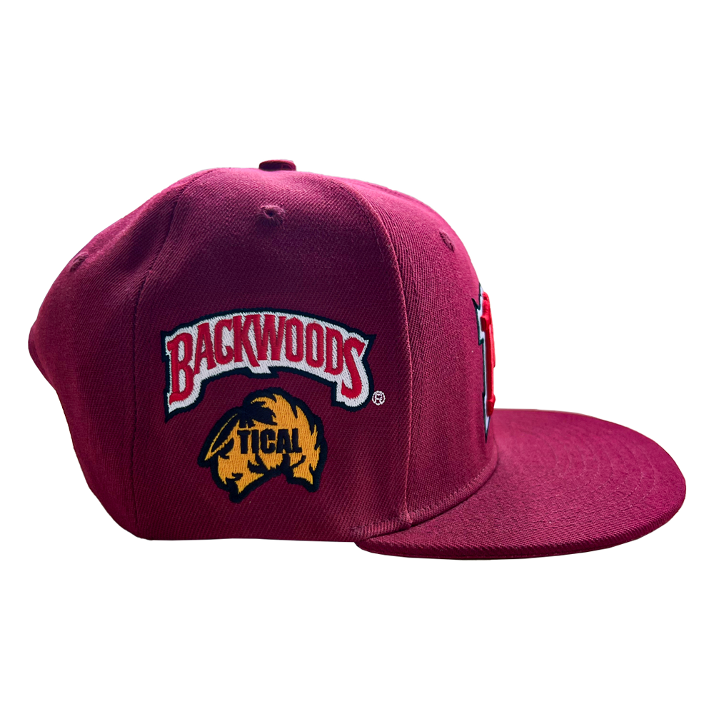 TICAL x Backwoods Snapback Hat Maroon ~ NEW! – BuyTical