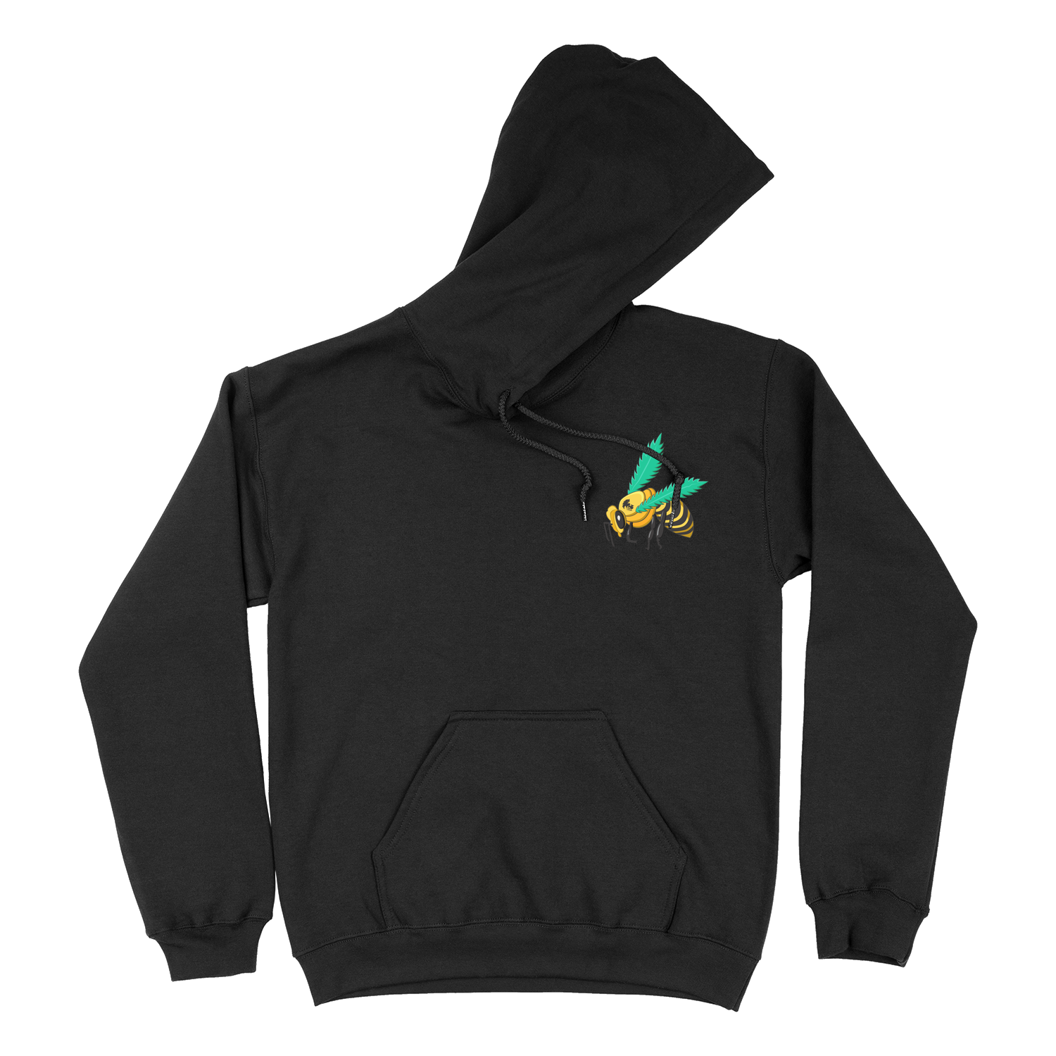 TICAL Bee Hive Pullover Hoodie Black