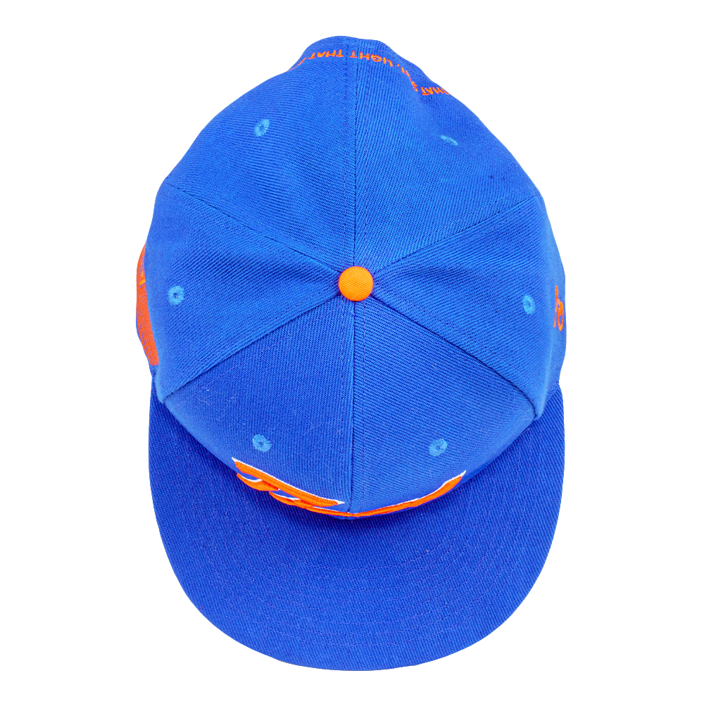 TICAL New York Snapback Hat Royal and Orange