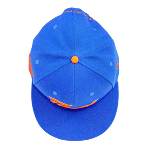 TICAL New York Snapback Hat Royal and Orange