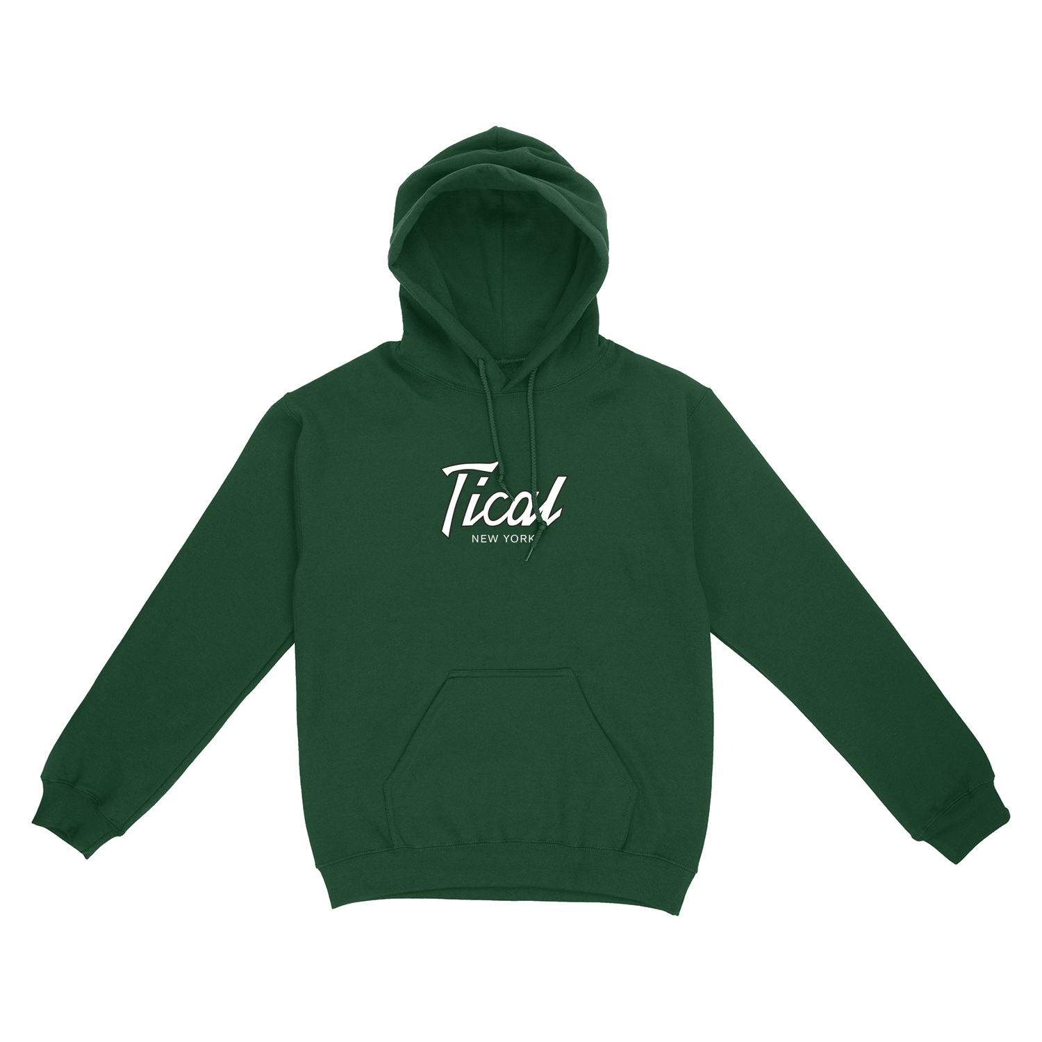 TICAL New York Pullover Hoodie Forest and White