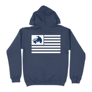 TICAL New York Pullover Hoodie Navy and White