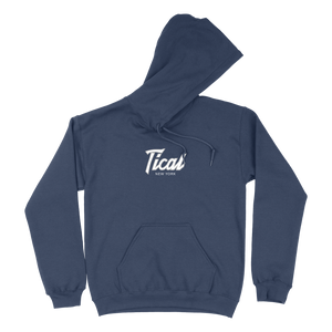 TICAL New York Pullover Hoodie Navy and White