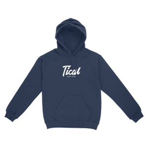 TICAL New York Pullover Hoodie Navy and White