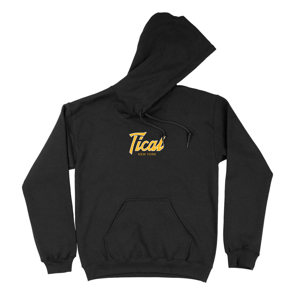 TICAL New York Pullover Hoodie Black and Yellow