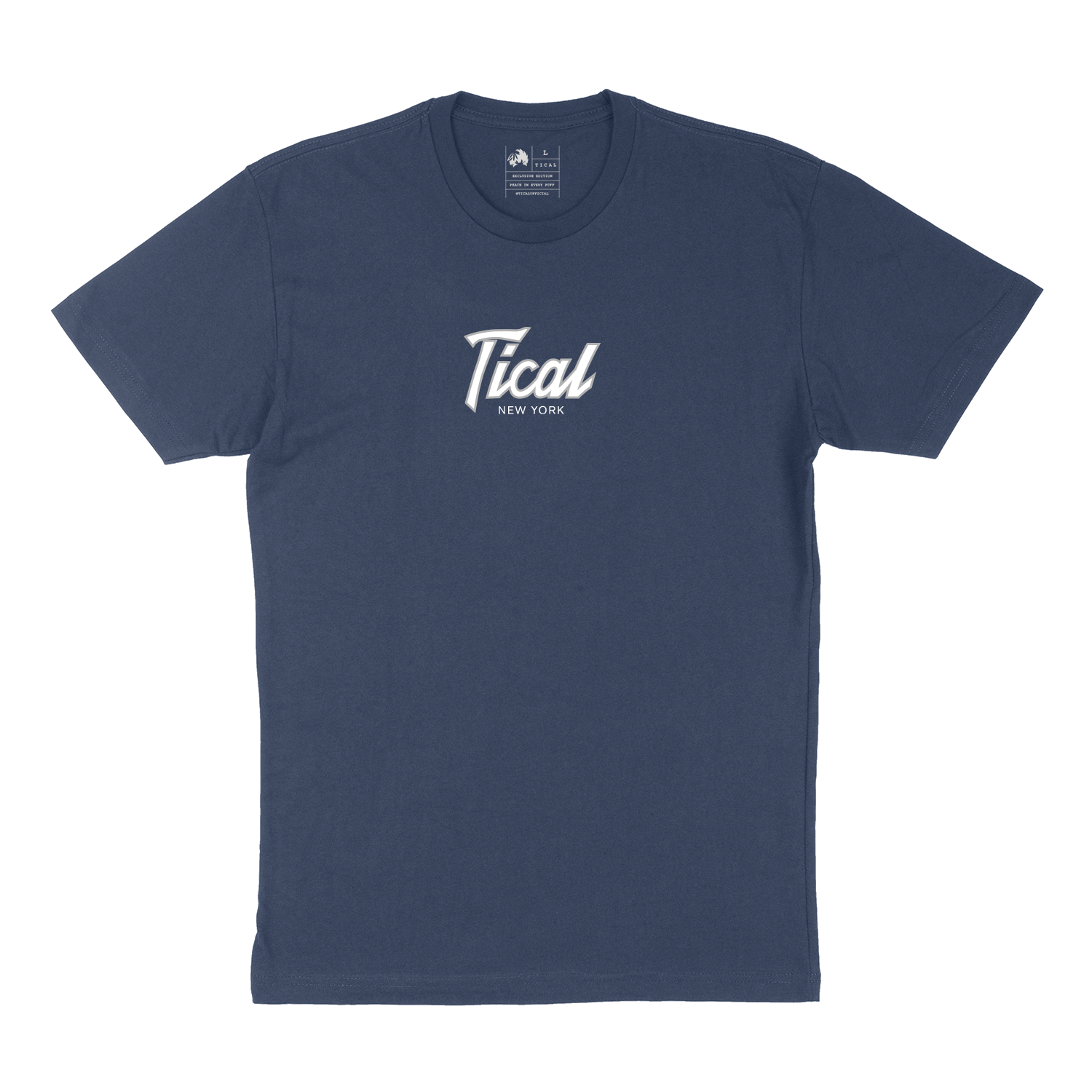 Method Man TICAL New York T Shirt Navy and White – BuyTical