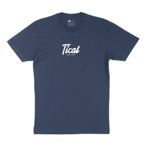 TICAL New York T Shirt Navy and White