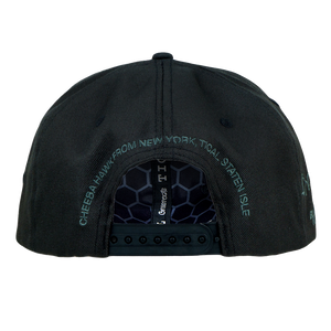 TICAL Removable Patch Snapback Hat Black