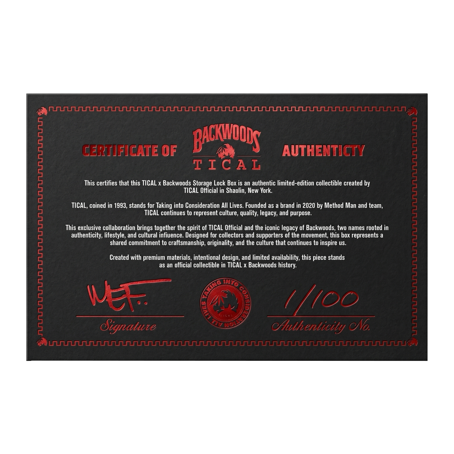Method Man NEW TICAL BW Storage Lock Box – BuyTical