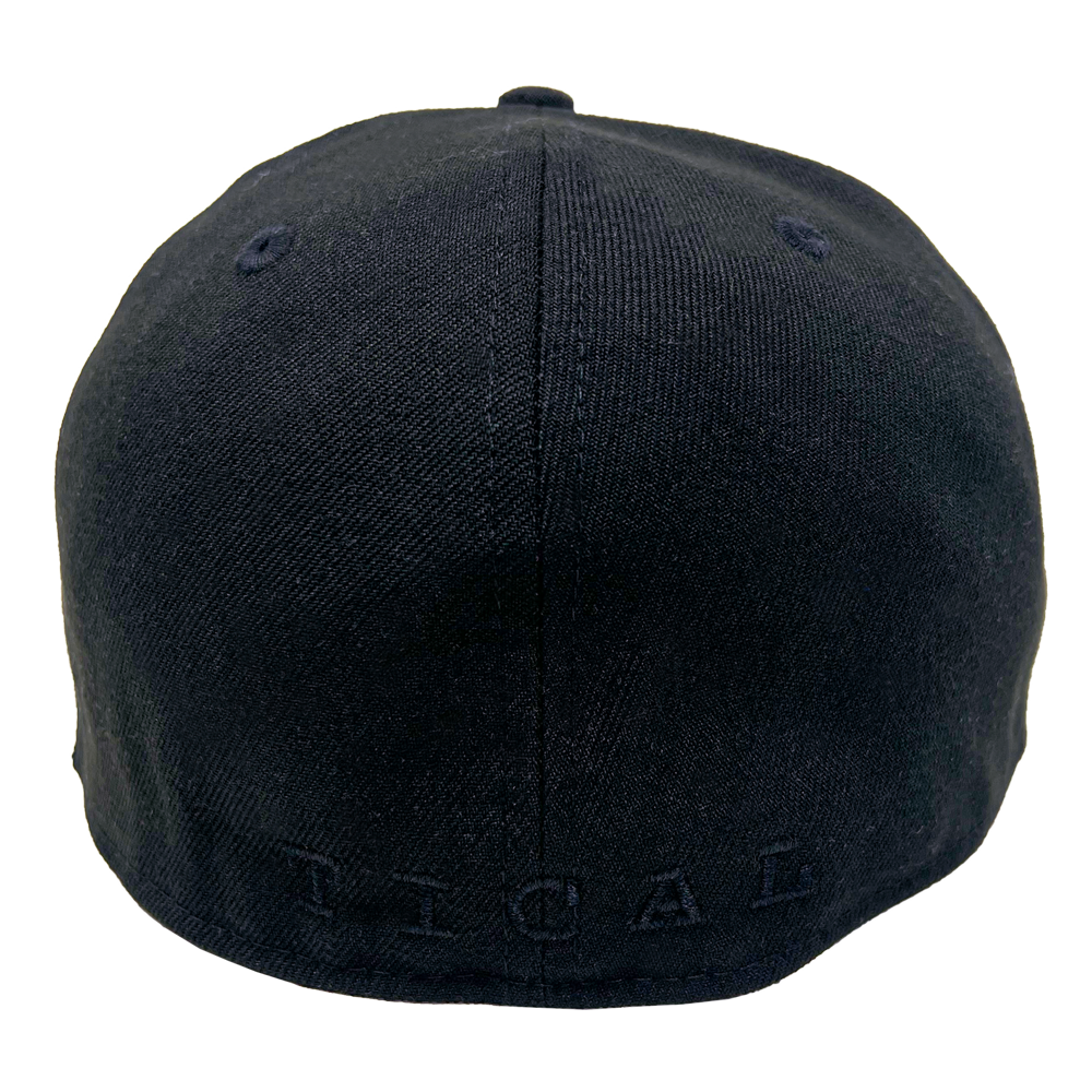 Mblem Black on Black New Era Fitted Hat