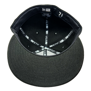 Mblem Black on Black New Era Fitted Hat