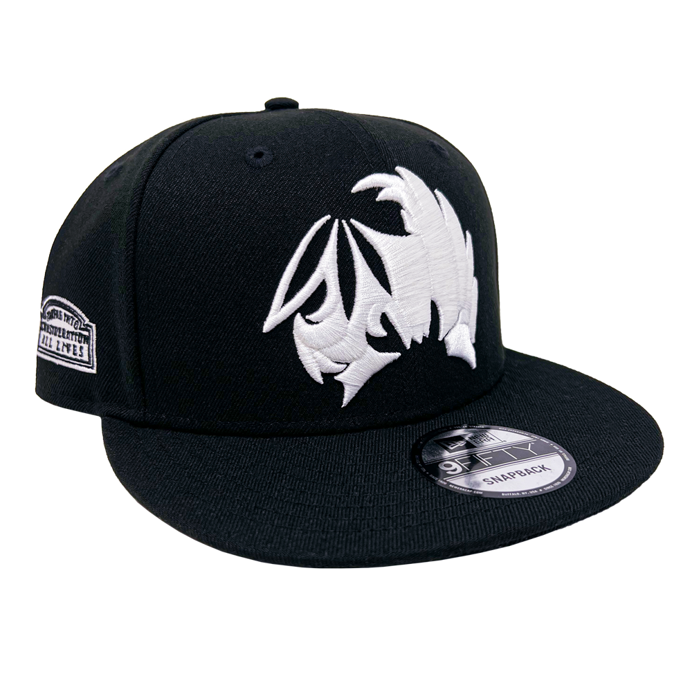 Mblem CREAM & Black New Era Snapback