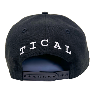 Mblem CREAM & Black New Era Snapback