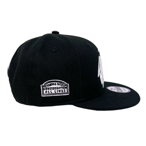 Mblem CREAM & Black New Era Snapback