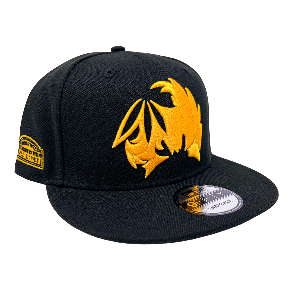 Mblem Black and Yellow New Era Snapback