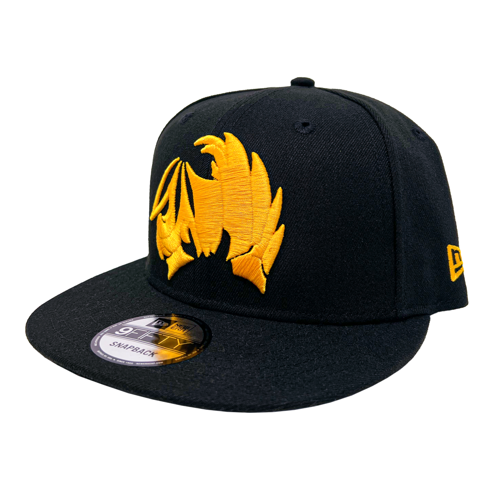 Mblem Black and Yellow New Era Snapback