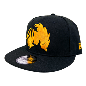 Mblem Black and Yellow New Era Snapback