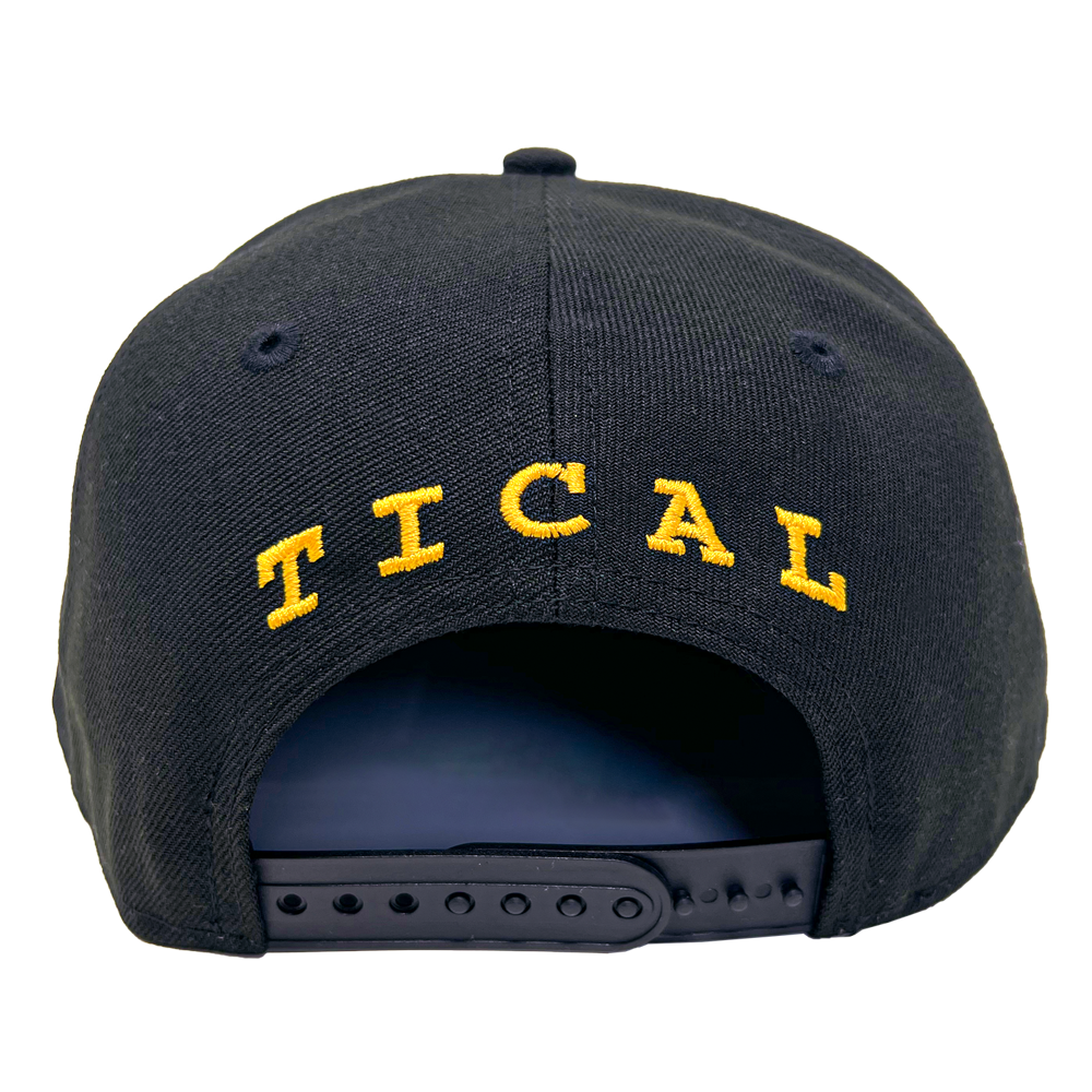 Mblem Black and Yellow New Era Snapback
