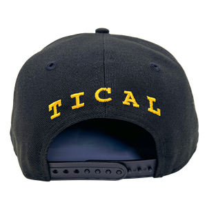 Mblem Black and Yellow New Era Snapback