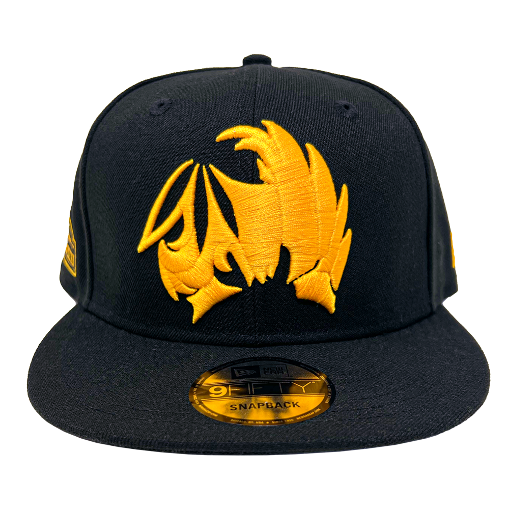 Mblem Black and Yellow New Era Snapback