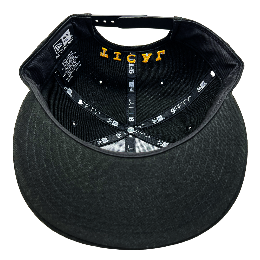 Mblem Black and Yellow New Era Snapback