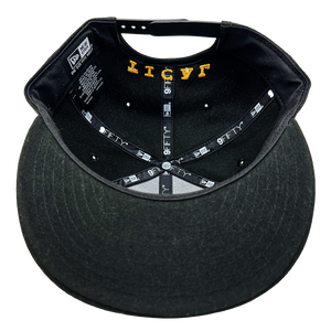 Mblem Black and Yellow New Era Snapback