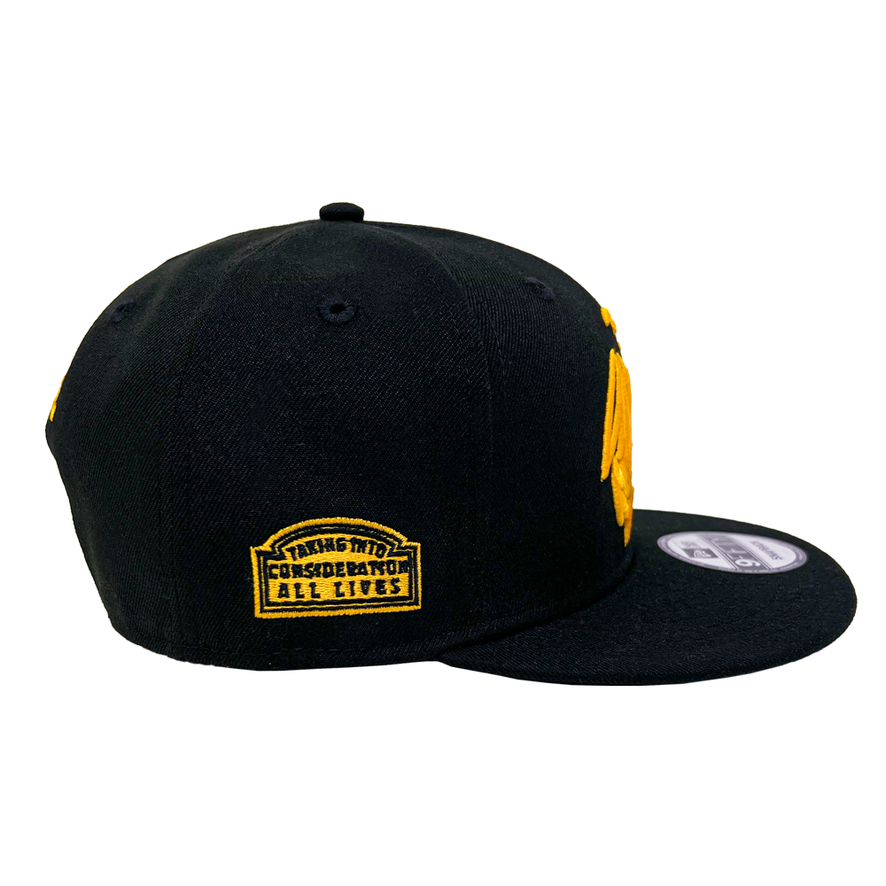 Mblem Black and Yellow New Era Snapback