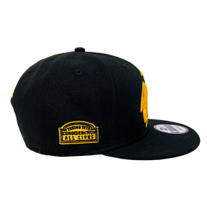 Mblem Black and Yellow New Era Snapback