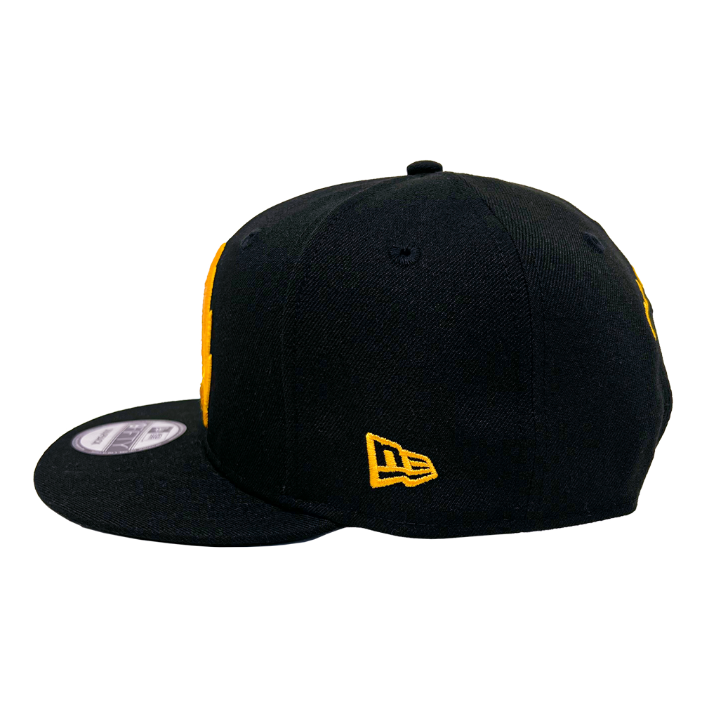Mblem Black and Yellow New Era Snapback
