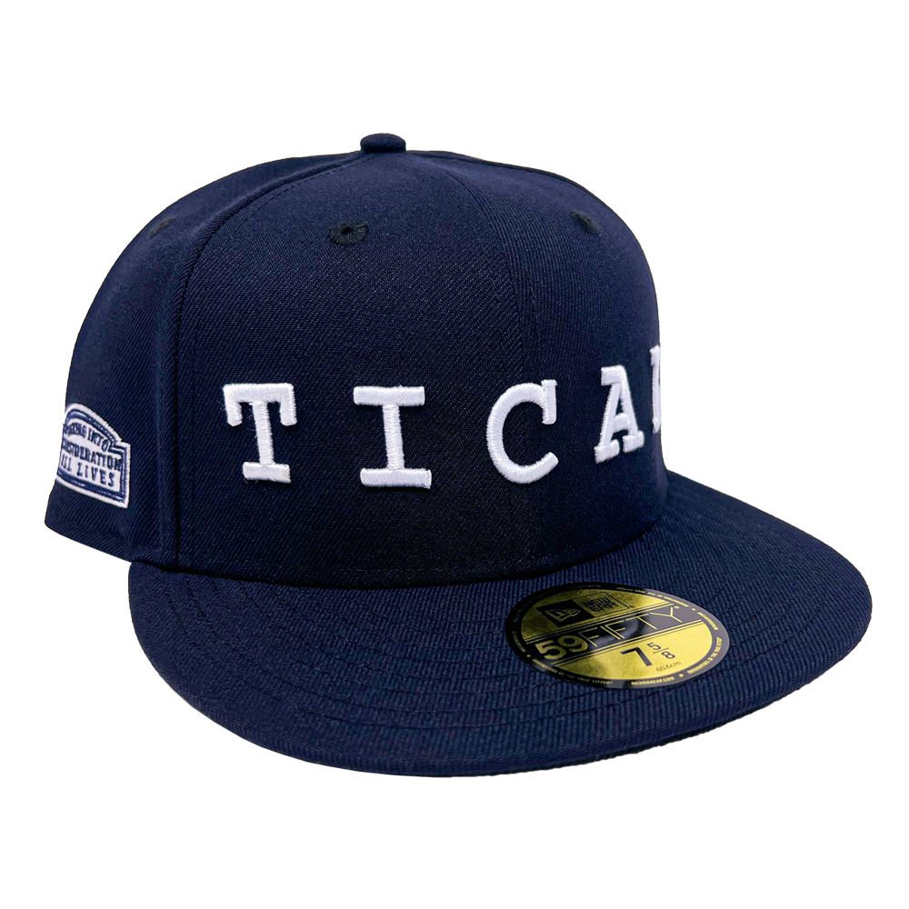 TICAL White on Navy New Era Fitted Hat