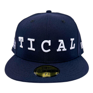 TICAL White on Navy New Era Fitted Hat