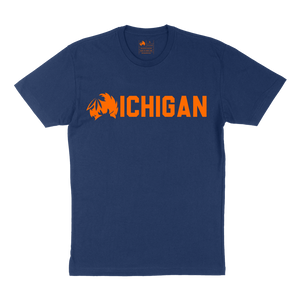 Mblem Michigan T Shirt Navy