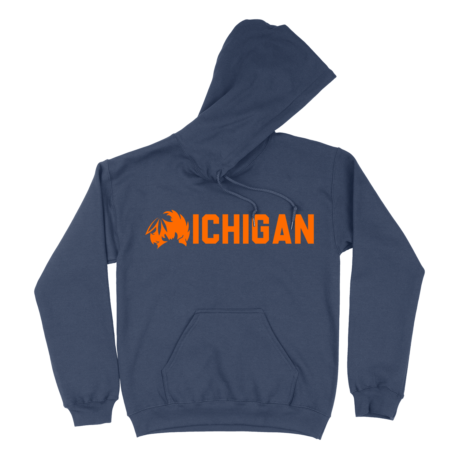 Mblem Michigan Pullover Hoodie Navy