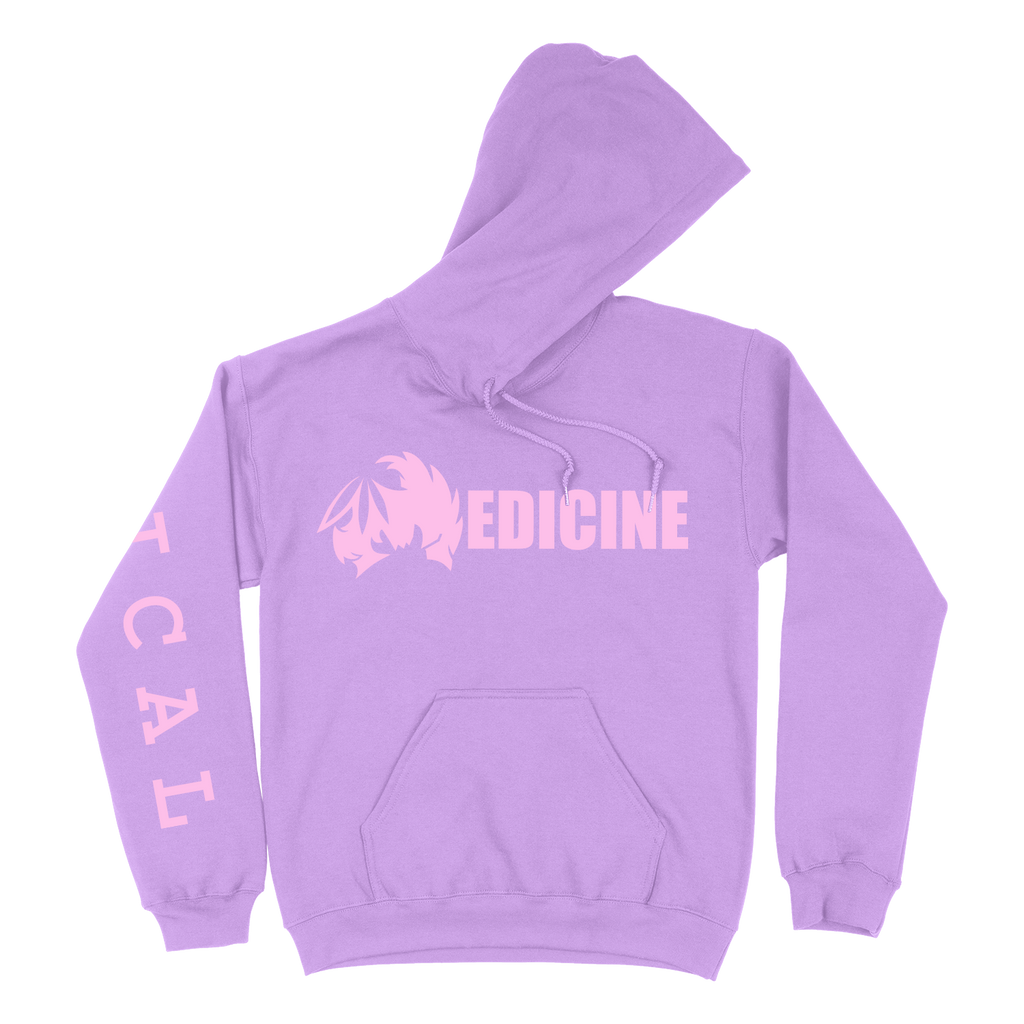 Medicine Pullover Hoodie Pastel Purple